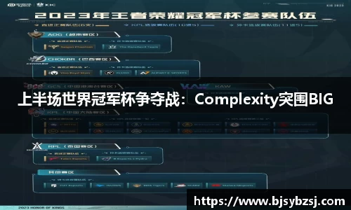 上半场世界冠军杯争夺战：Complexity突围BIG